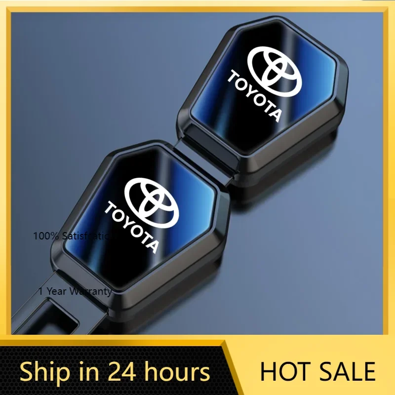 

2026 Горячие колпаки для ступиц Toyota, специальный автомобильный удлинитель ремня безопасности, пряжка, зажим для ремня безопасности, регулируемый удлинитель для Toyota Camr