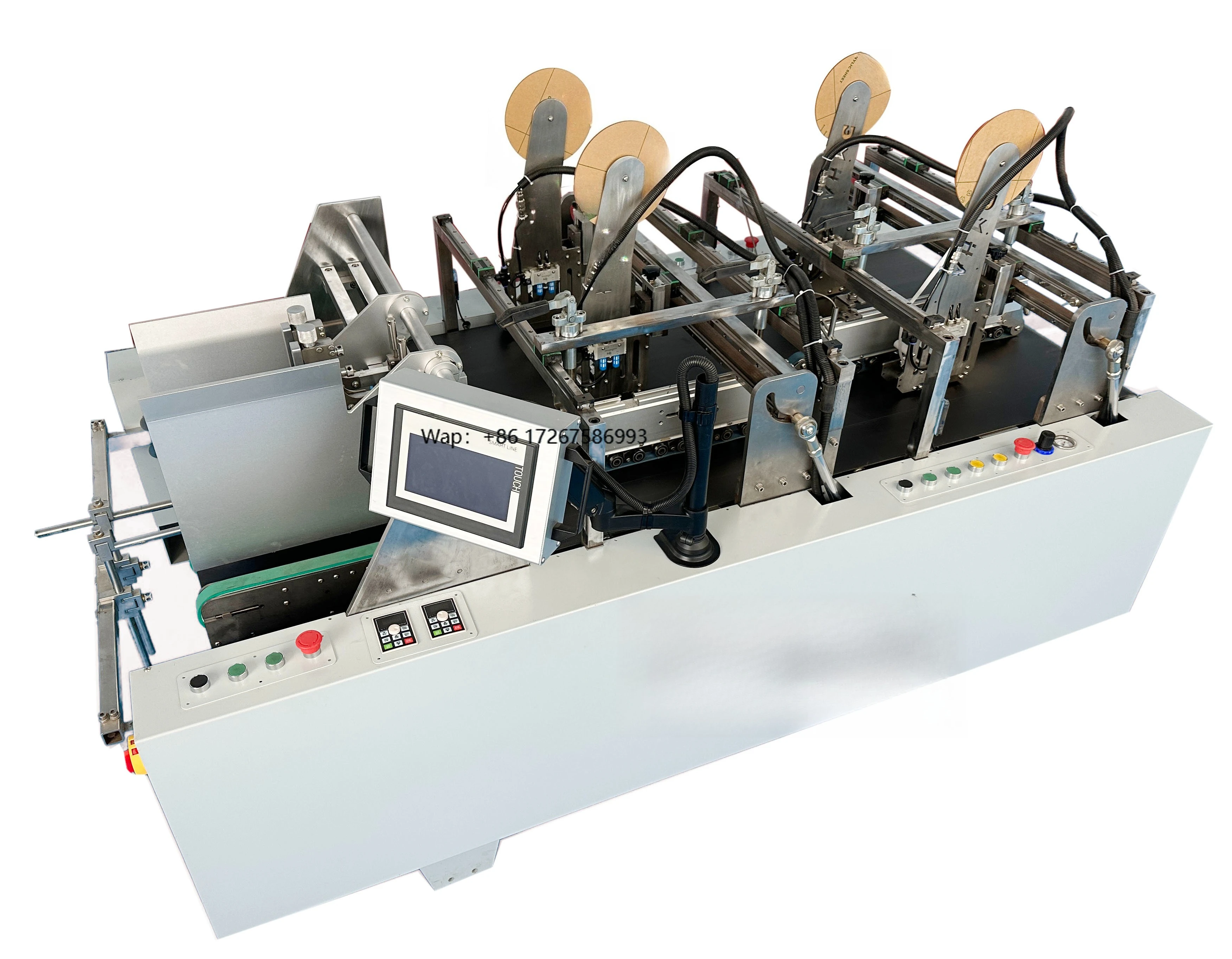 PLC control automatic cutting double-sided tape application machine
