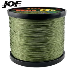 JOF 8 fili 1000M 500M 300M PE intrecciato multifilamento lenza Tresse Peche Saltwater Fly Weave per Carp Pesca