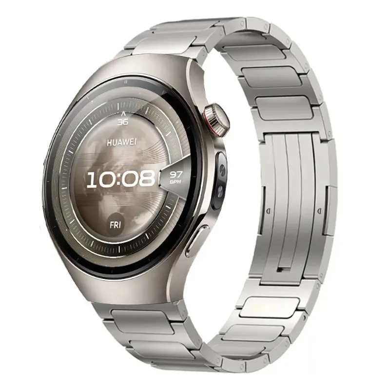Cinturino in lega di titanio da 22 mm per Huawei Watch 5 4/GT5 4 3 2 Pro Garmin Forerunner 970 965 cinturino Amazfit GTR 4/3 Pro/Balance