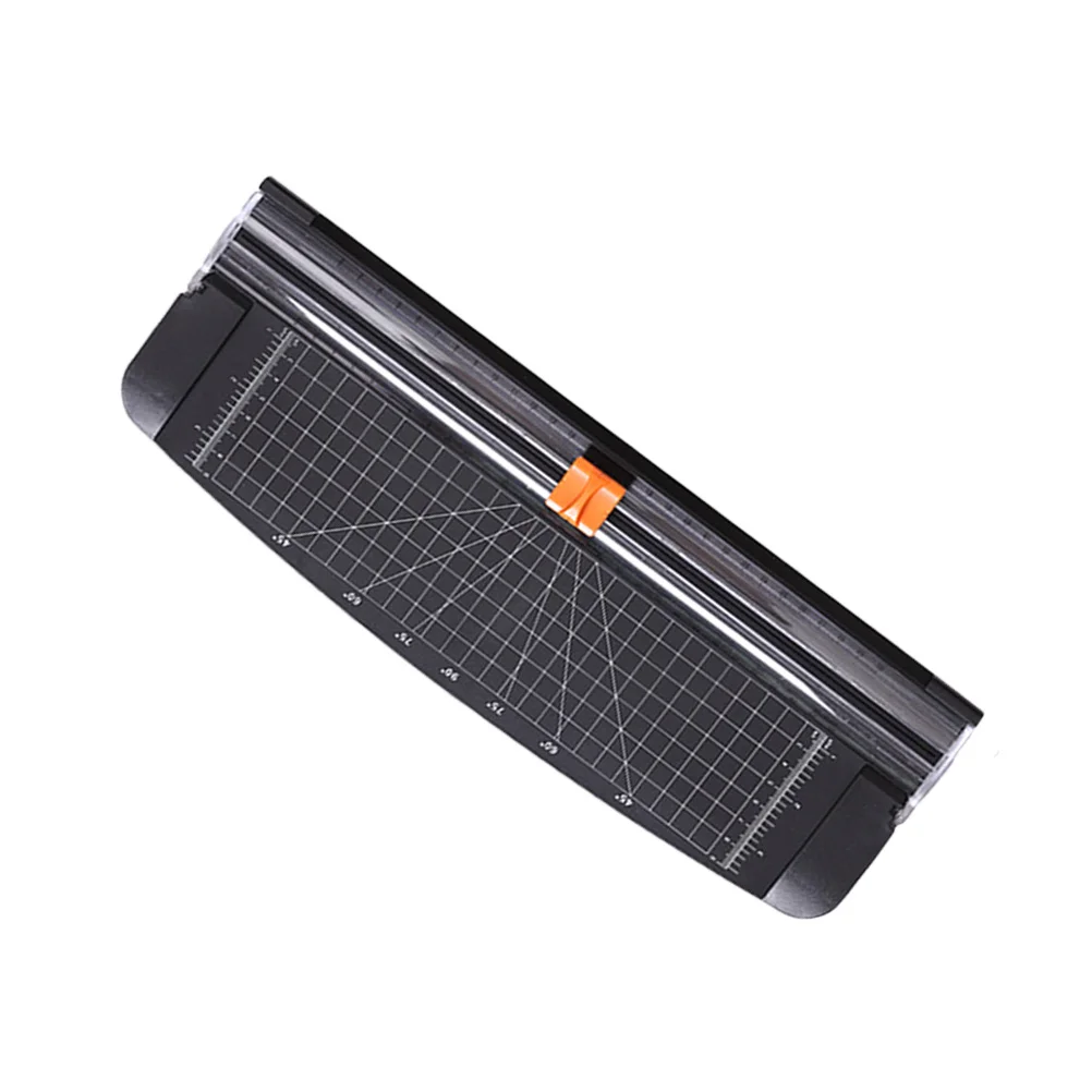 1pc Paper Cutter A4 Heavy Duty Gridded Base Adjustable Safety Lock Cutting For Home Office School Craft Projects Paper Trimmer