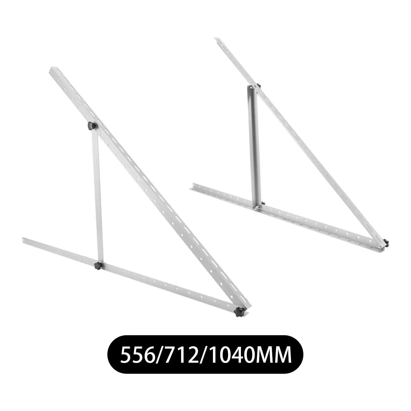 Sturdy Aluminum Alloy Solar Panel Mount Bracket System Adjustable Stand for Trailers Outdoor Wall