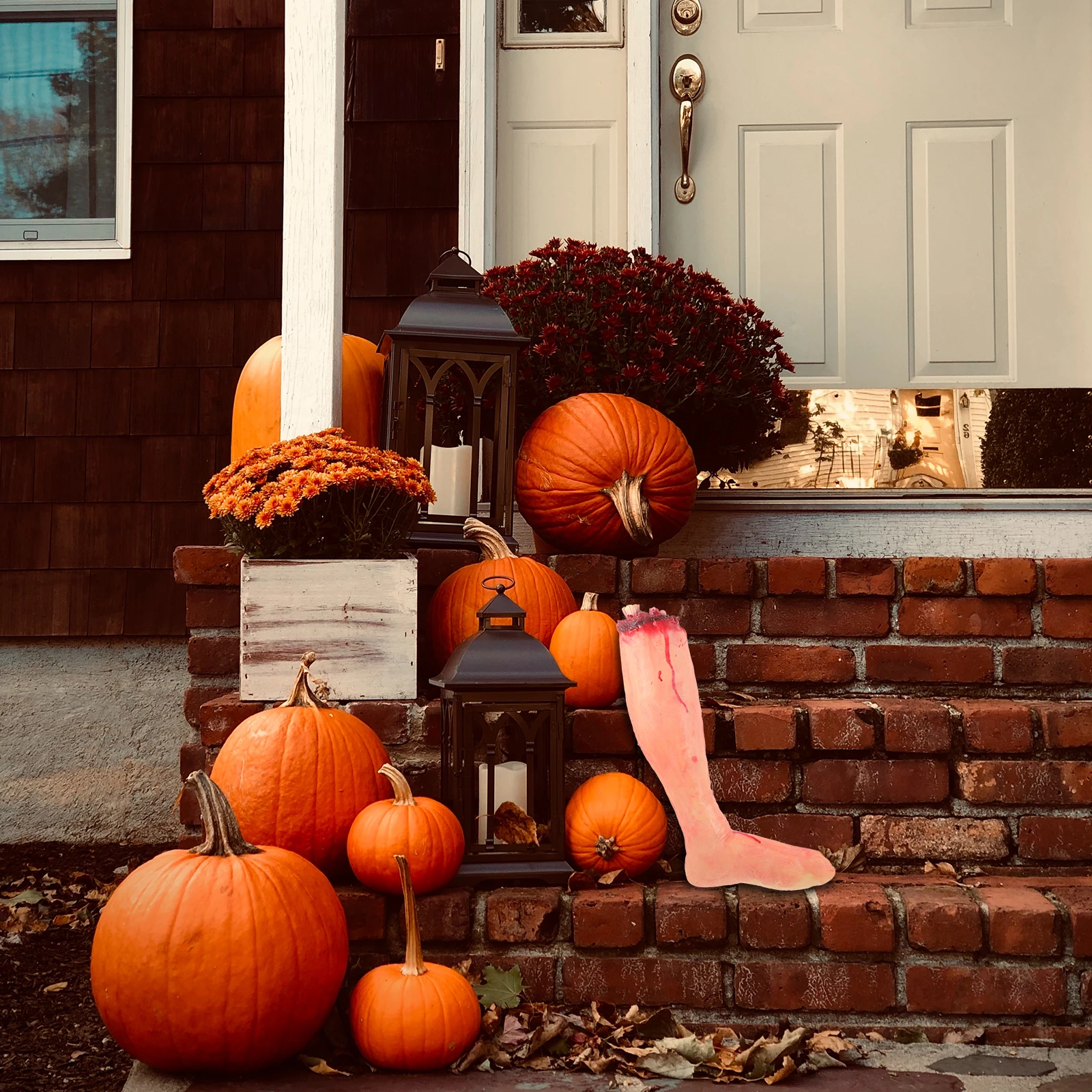 

Сломанная нога, реалистичная кровавая кровавая нога на Хэллоуин, вечеринка ужасов, маскарад, карнавал, розыгрыш, кровь, часть тела, декор на Хэллоуин