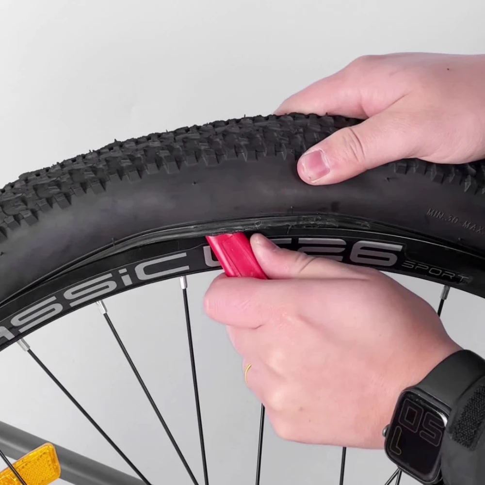 Bicycle plastic tire pry bar Bicycle mountain bike tire remover pry bar Tire repair tool pry bar - view 2