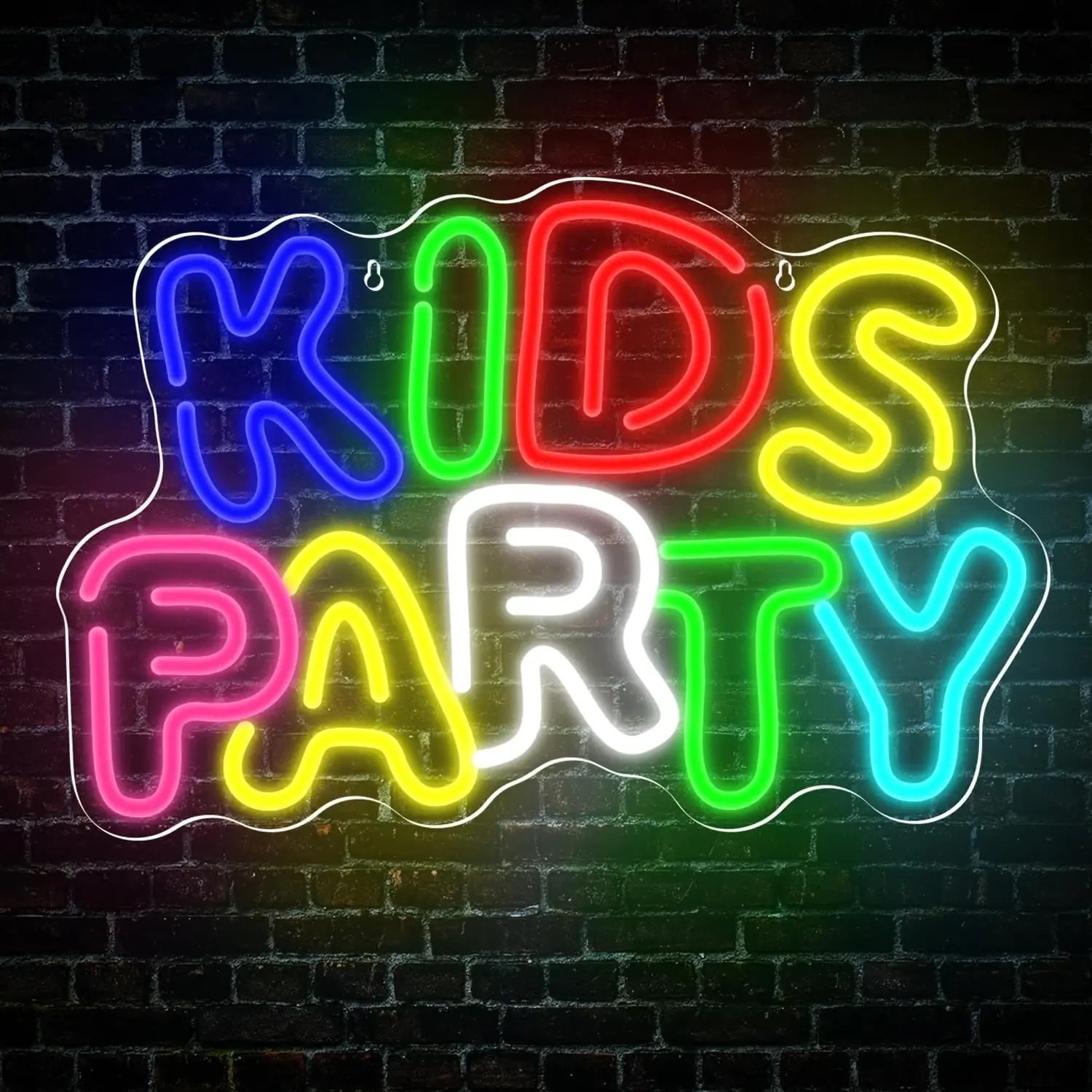 

Cute Neon Wall Sign Dimmable Party Neon Lights for Kids Bedroom Home Game Room Party Decor Aesthetics Draw Birthday Gifts