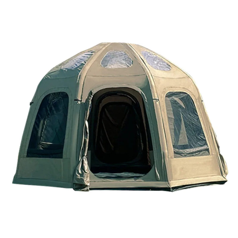 

Source Factory Outdoor Camping Luxury Inflatable Fortress Tent Campsite Restaurant Starry Connection Rainproof Installation Free