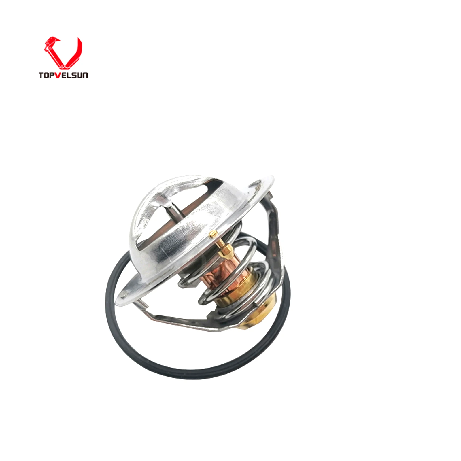 TOPVELSUN 6754-61-6210 6754-61-6211 6754-61-6212 6754-61-6220 Thermostat Assembly Compatible with Komatsu Excavator PC200-8