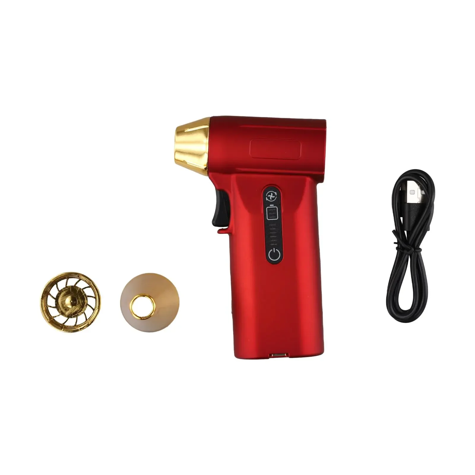 

80*125*30mm Turbo Blower Fast Charging Fan Handheld Dust Blower Carwash Cordless Blower 4000mAh Lithium Battery