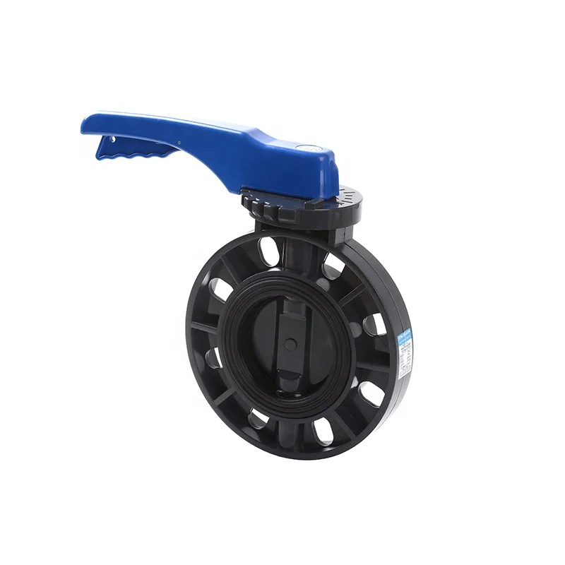 UPVC butterfly valve EPDM liner SS410 shaft