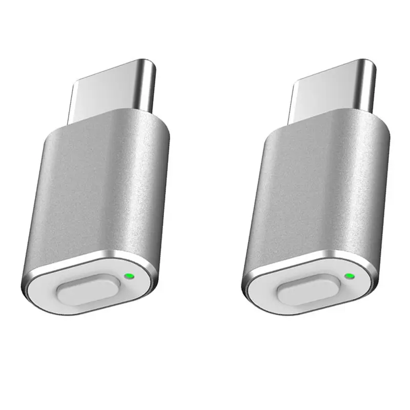 M51K-2X Type C Mouse Jiggler Undetectable Mouse Mover USB C Mouse Shaker Simulated Mouse Movement Silver