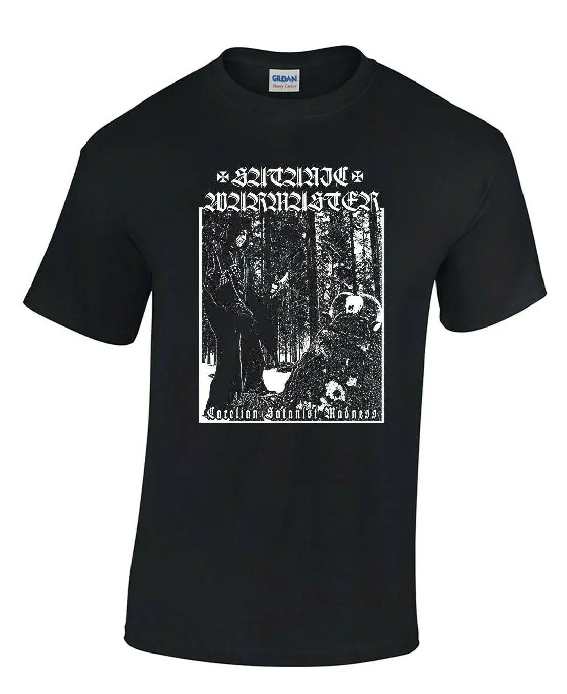 SATANIC WARMASTER Carelian Satanist Madness T shirt sargeist evil graveland pest