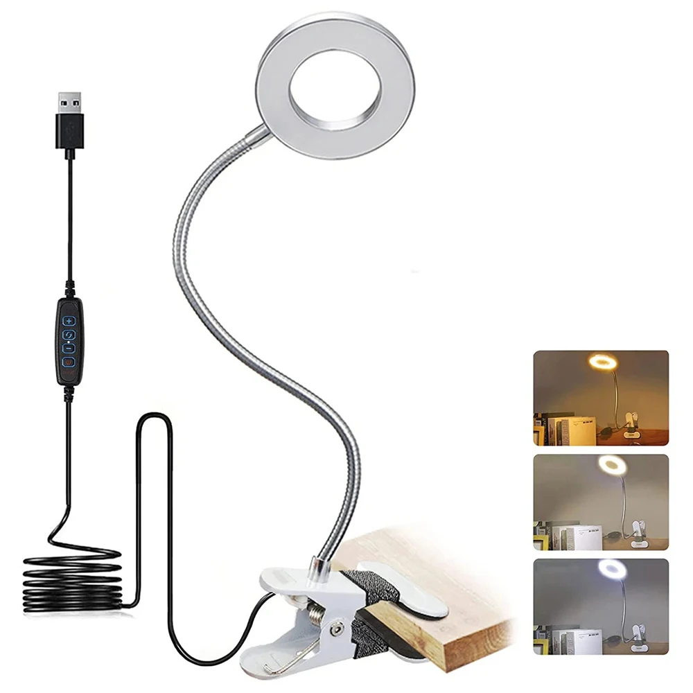 Lampada per tatuaggi con morsetto lampada a LED USB luce fredda attrezzatura per illuminatore per trucco per sopracciglia strumenti per saloni di bellezza per unghie per tatuaggi migliorati