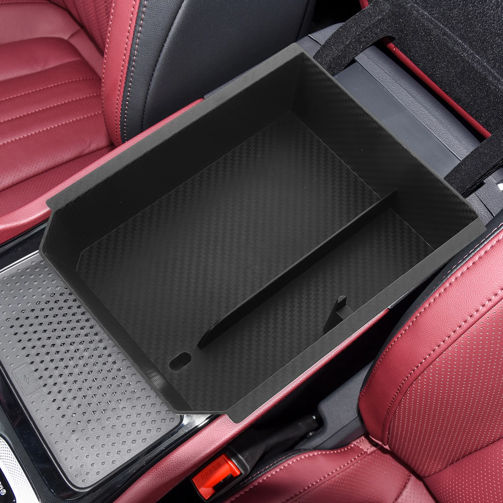 

Поднос для хранения на приборной панели автомобиля, органайзер для центральной консоли для ключей, телефона, закусок, прочный, простой в установке, вставка для консоли, интерьер