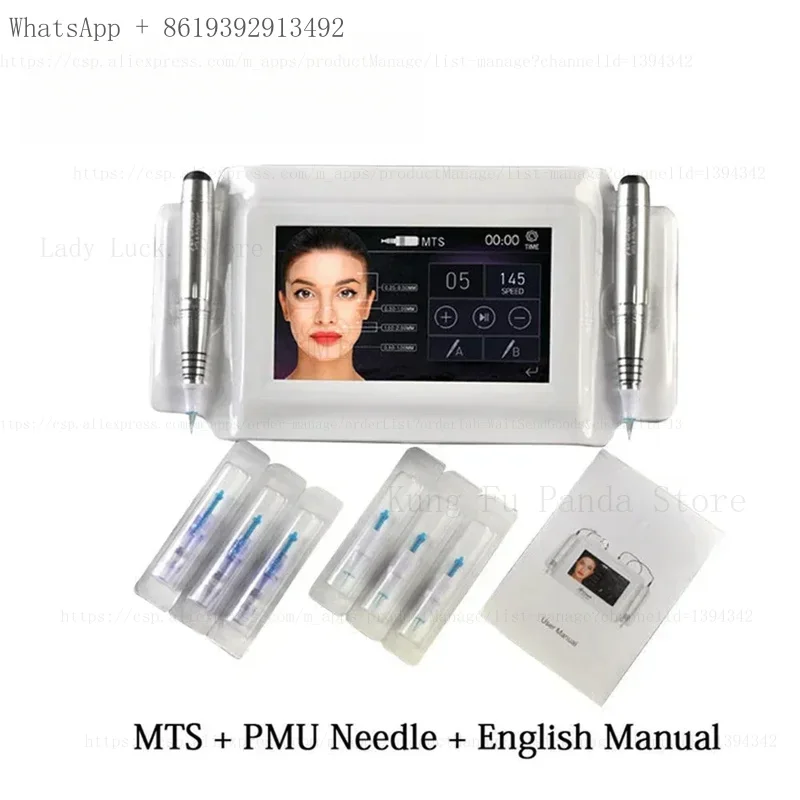 V8 Permanent Makeup Tattoo Machine Digital Electric Eye Brow Lip Rotary Pen MTS PMU System Makeup Machine 100-240V AC