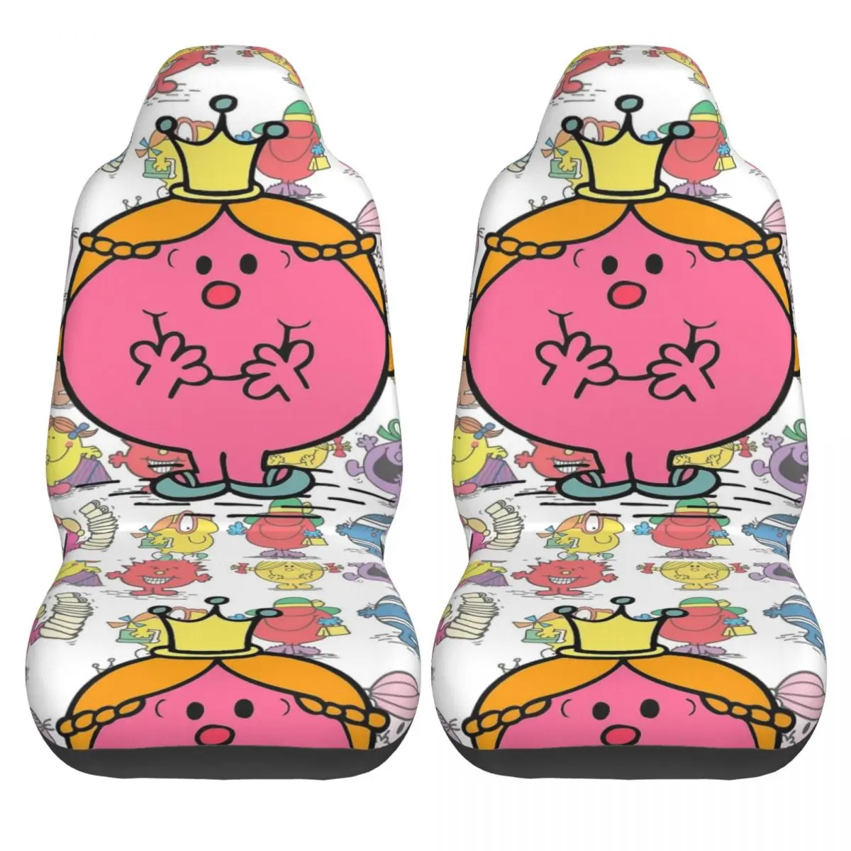Little Miss Princess Universal Car Seat Cover Protector Interior Accessories For SUV Car Seat Covers Polyester Car Accessories