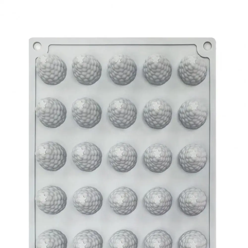 Reusable Silicone Baking Mold Raspberry Silicone Mold 35 Cavities Non-stick Food Grade Baking Mold for Cake Decorating Fondant