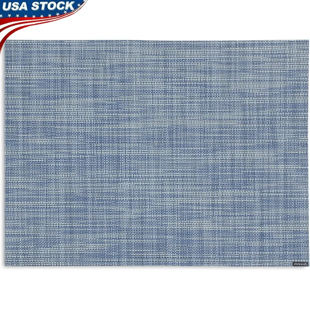 

Large Mini Basketweave Placemat Plastic Table Mat Christmas Father's Day Housewarming Thanksgiving Dining Decor