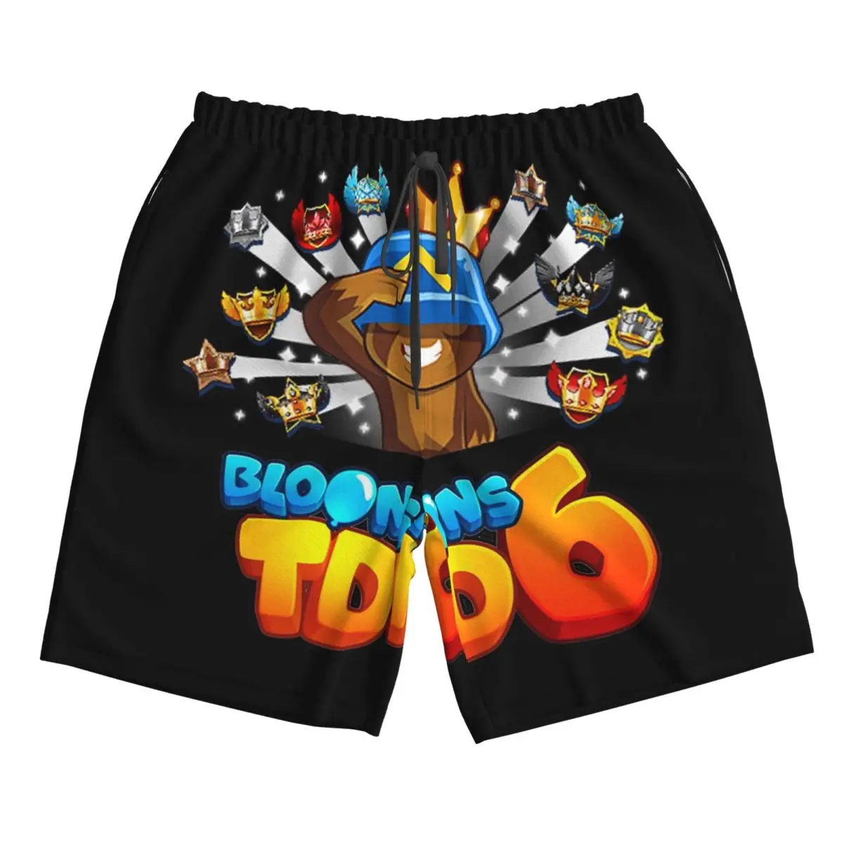 

Bloons Td 6 For Kids Trunks Beach Board Shorts Casual Quick Dry Swim Summer Men Pants