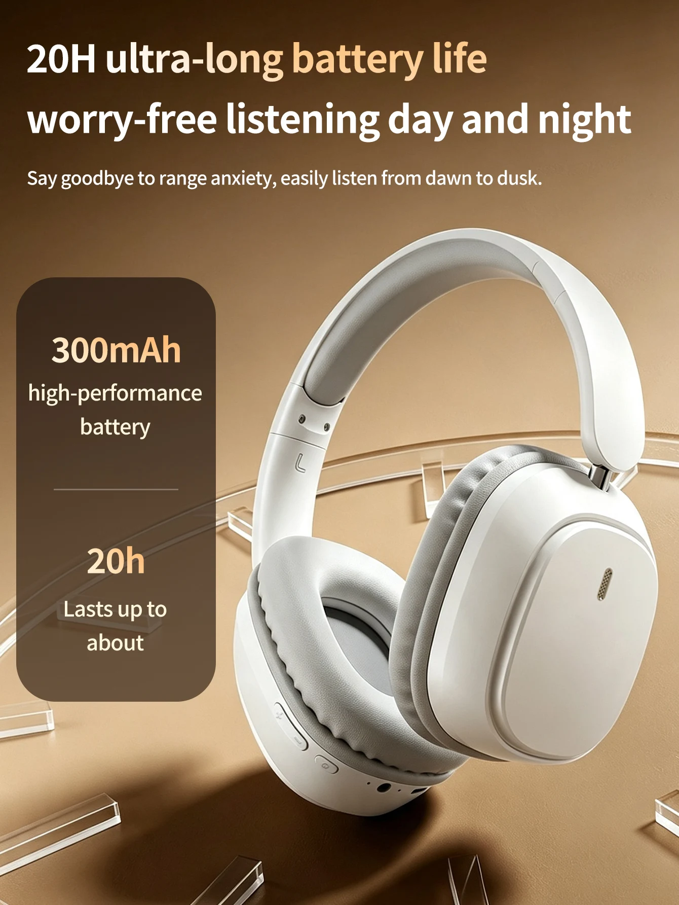 Bezprzewodowe słuchawki Blueto – Anc Wireless Over Ear Headphones recenzja i cena