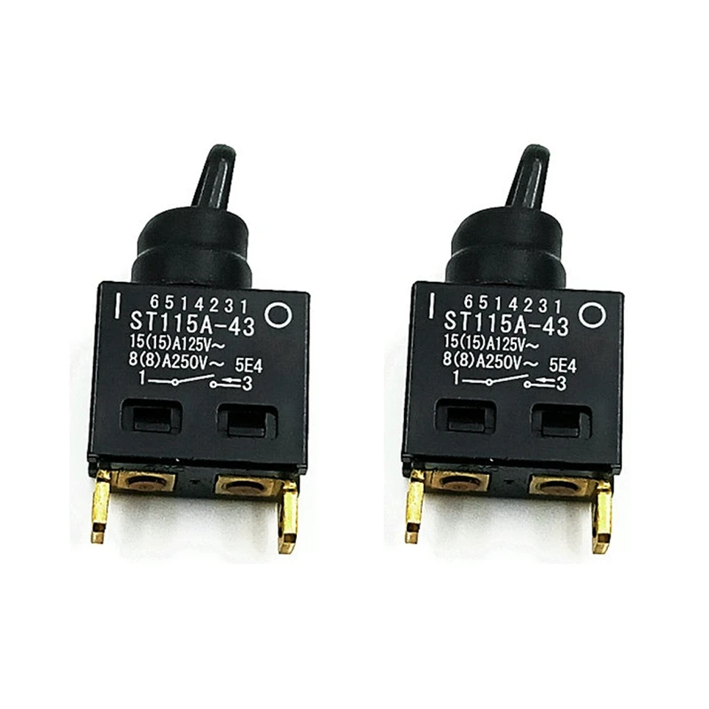 

ABDJ-2Pcs Switch Angle Grinder Switch For 9523NB 651403-7 651433-8 9524NB 9527NB Power Tool Electric Grinder Push