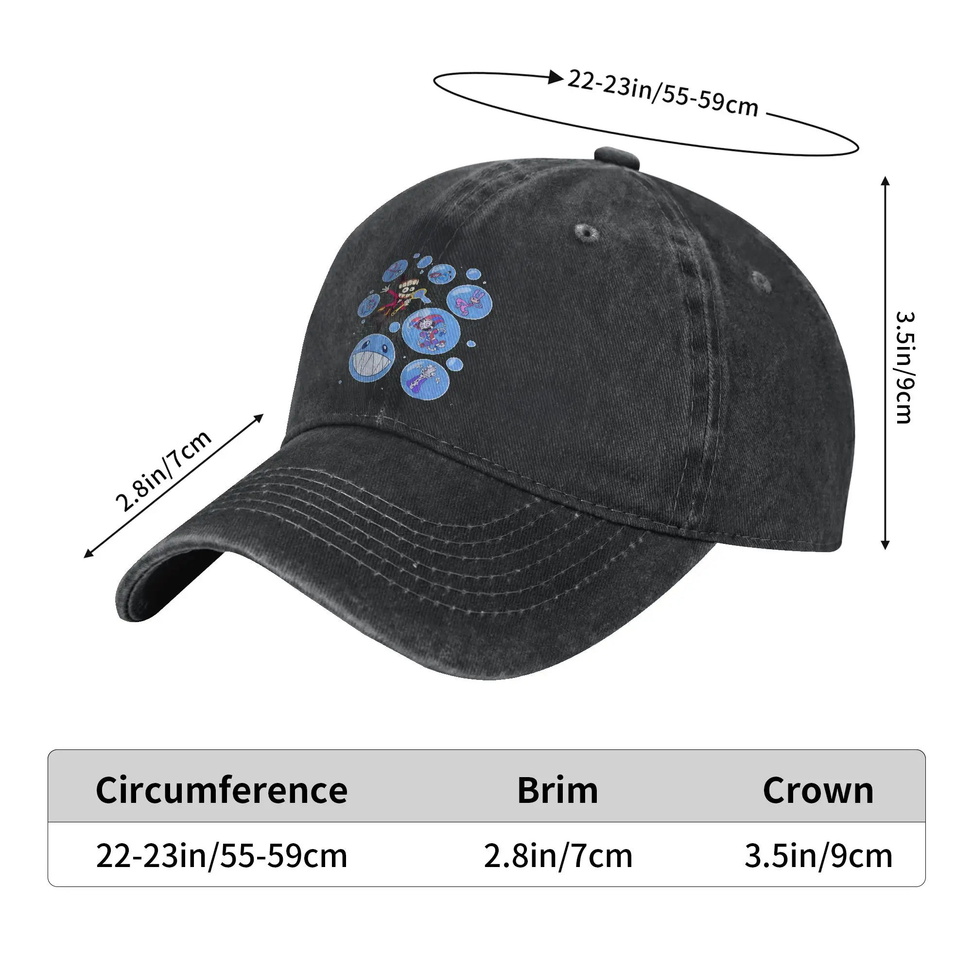 Amazing Circus Jax TADC Rabbit Casual Baseball Cap For Men Women Summer  Kpop Rock Trucker Hat Fashion Sun Visor Baseball Caps