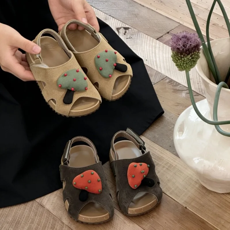 Mädchen Strandschuhe Süße Lässige Kinder-Sandalen Weiche Sohle Rutschfest 2026 Sommer Neue Kinder-Modesandalen Weiche Sohle – Detail 4
