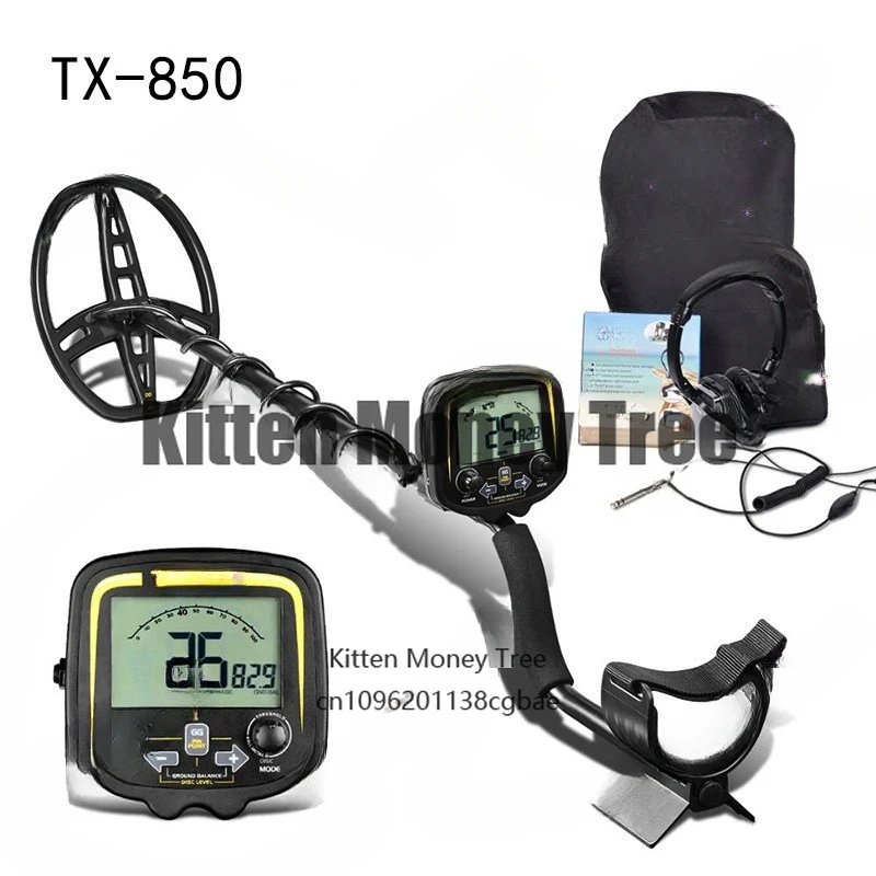 المهنية TX-850 الذهب للكشف عن المعادن عالية الأداء تحت الأرض الكنز هنتر TX850 شاشة LCD عرض وسائط فائقة مستقرة