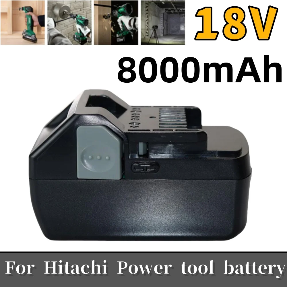 18V 8000mAh Li-Ion Replacement Battery For HITACHI BSL1820 BSL1840 BSL1850 BSL1860B BSL1830B