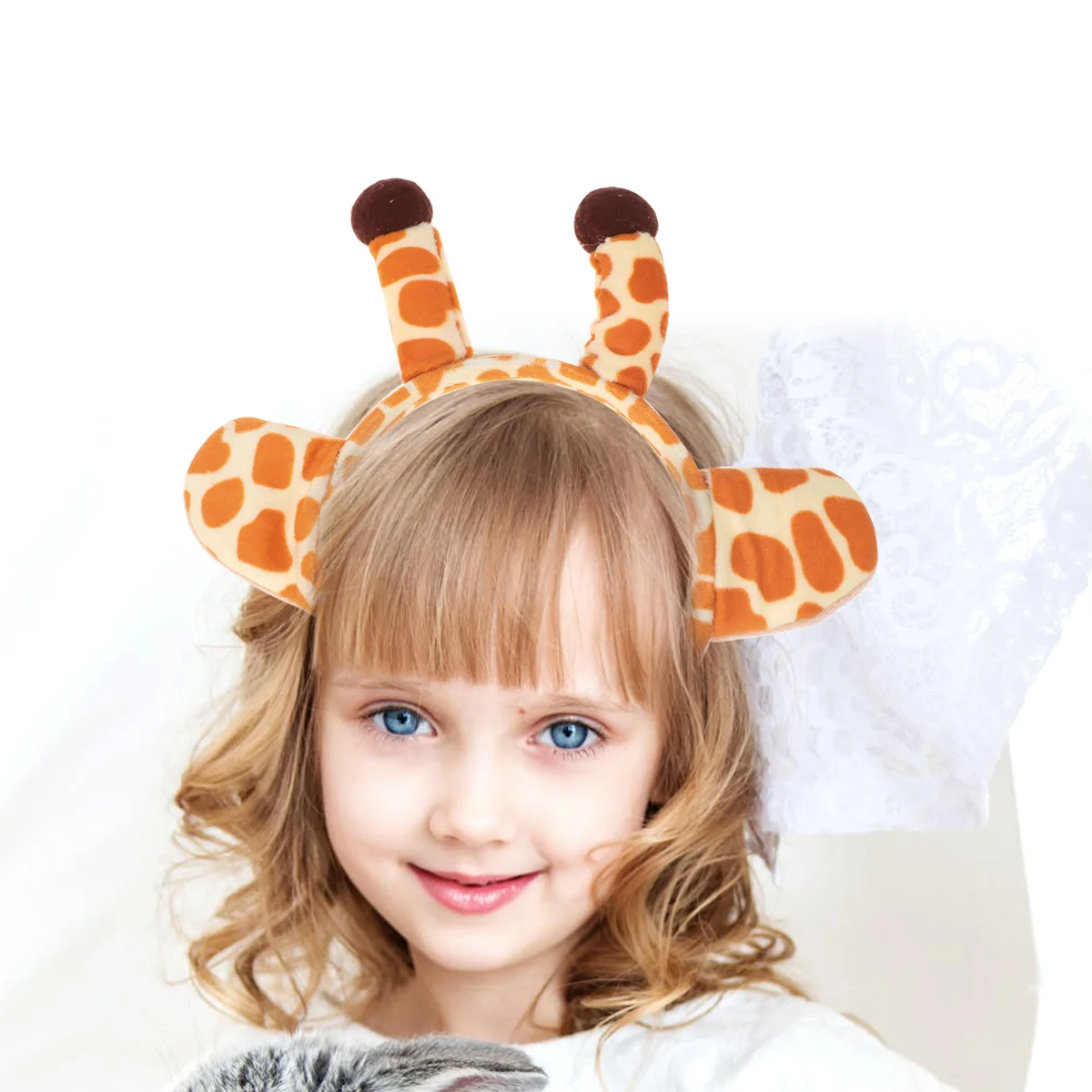 Performance Party Hair Band Accessories Kids Hoop Modeling Memorable Photo Props Giraffe Shape Headdress Headwear Kids'