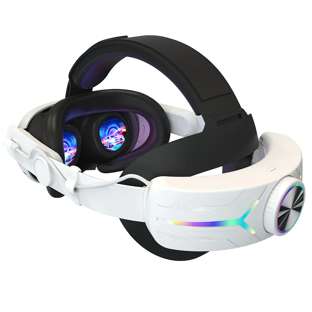 

New Meta Quest3 Head Wear Rgb Electric Unexpectedly Head Wear 8000 MA No Pressure Face Quest3vr Accessories