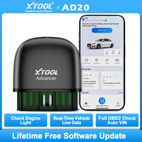 2025 XTOOL Advancer AD20 Bluetooth OBD2 Scanner On Android IOS Universal Car Diagnostic Tools Super Mini AD20 OBD II Code Reader
