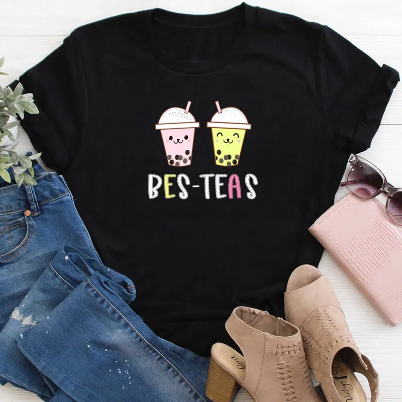 Cute Relax A Lot Axolotl Funny Pun t-shirt donna magliette grafiche stampate o-collo manica corta divertente Cartoon top Tee abbigliamento