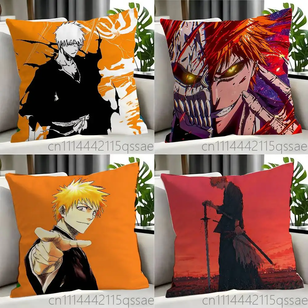 Anime K-Kurosaki Ichigo Pillow Case Square Bedroom Sofa Leisure Comfort Cushion Car Home Decoration