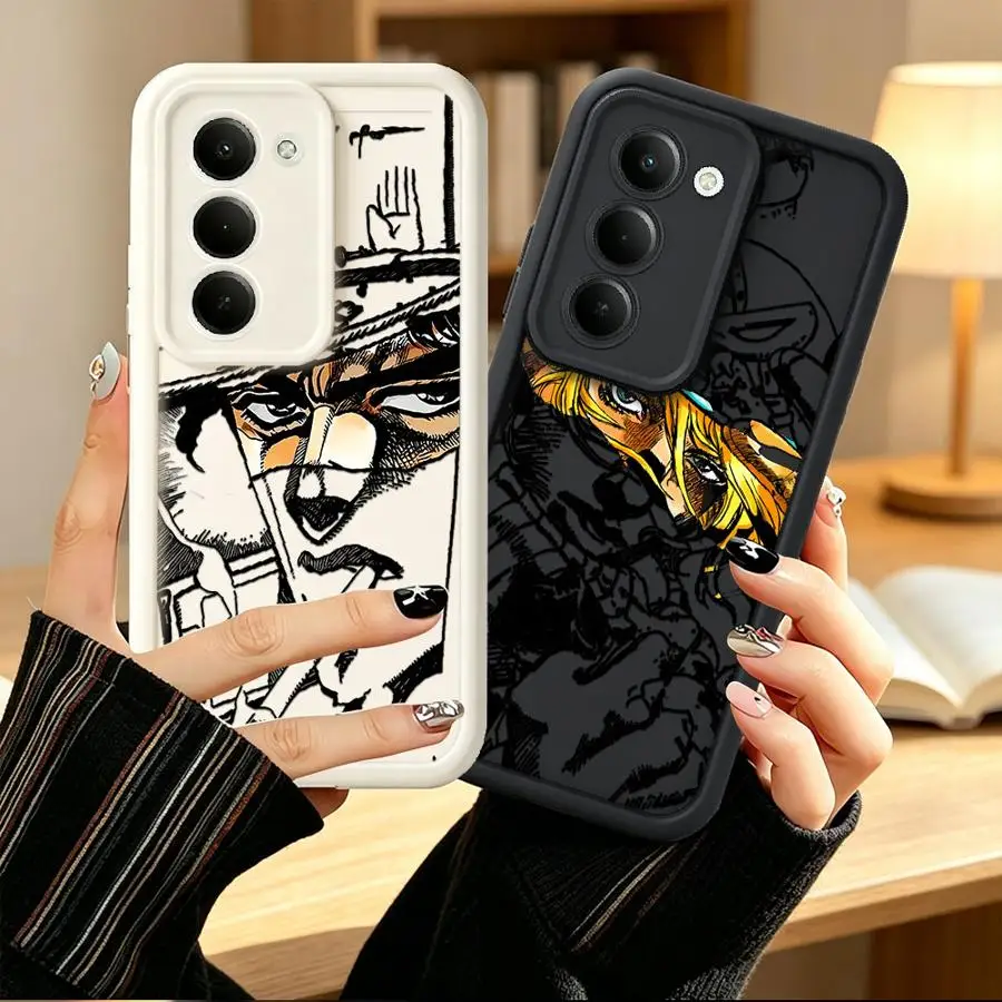 Anime JoJo Bizarres Adventures Case for Samsung Galaxy A12 A13 A71 A72 A35 A36 A51 A73 A26 A32 A15 A16 A34 A56 A23 A53 A54 Phone
