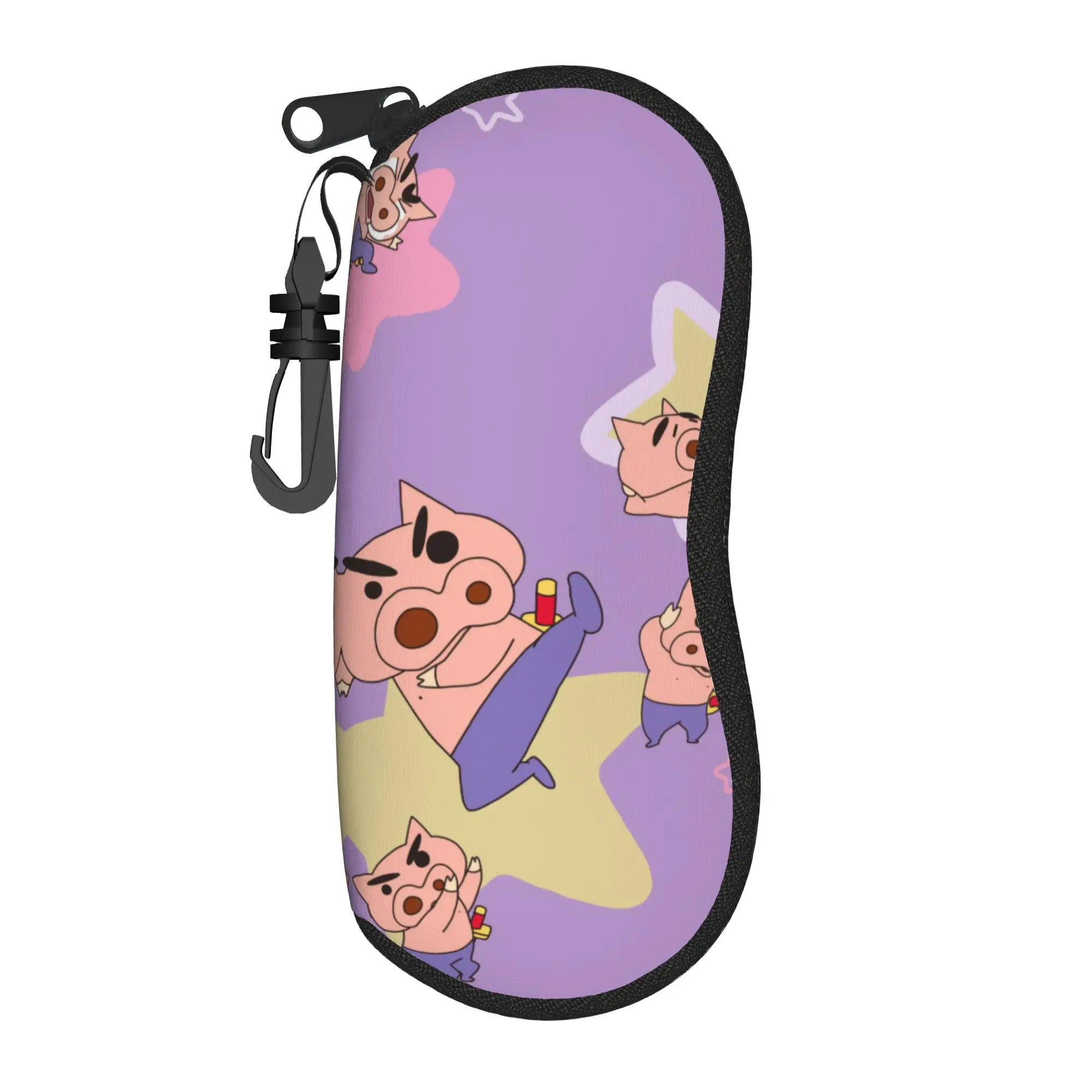 Buriburizaemon Glasses Case Unisex Fashion Accessories  Glasses Storage Box Print Eye Contacts Case