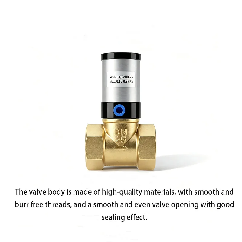 Industrial pneumatic control valve model Q22HD15/20/25/32/40/50 Pneumatic control two-way sealed strong fluid valve