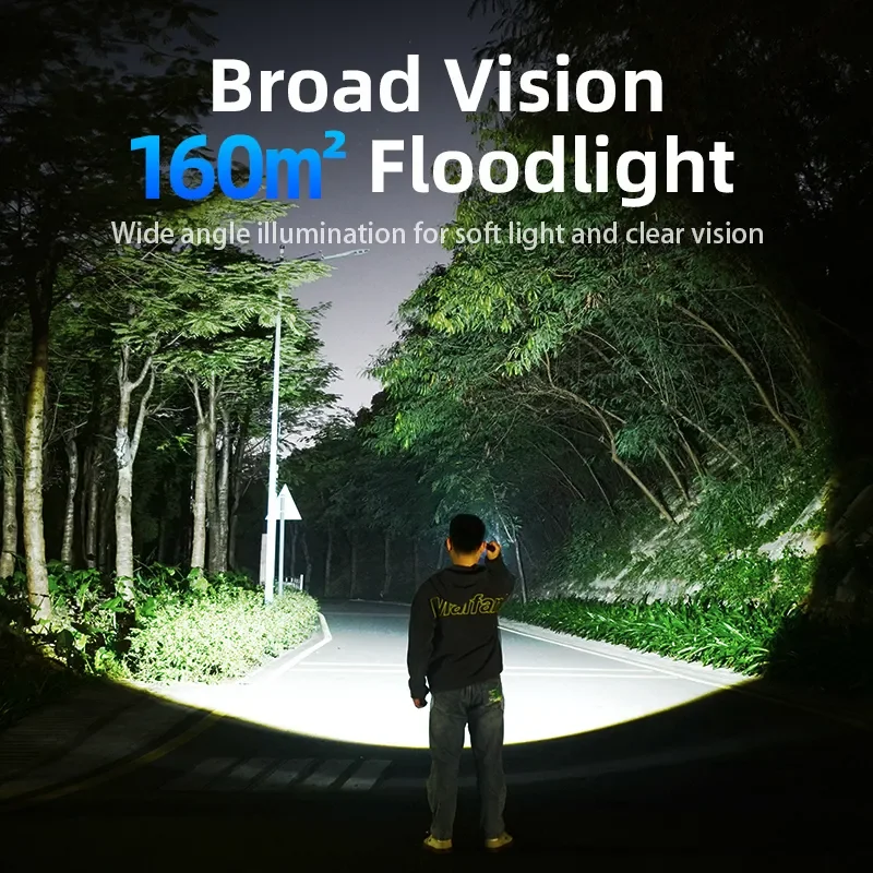 2025 New Philips SFL8168 3200 Lumen LED Flashlight 1000m Portable Powerful Bright Flashlights Camping Lamp for Outdoor Hiking image 6