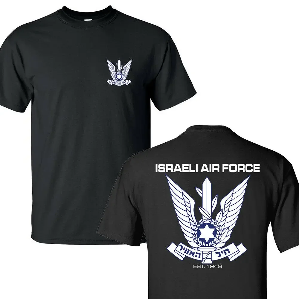 

Israel Defense Forces Israeli Air Force Badge T-Shirt 100% Cotton O-Neck Summer Short Sleeve Casual Mens T-shirt Size S-3XL