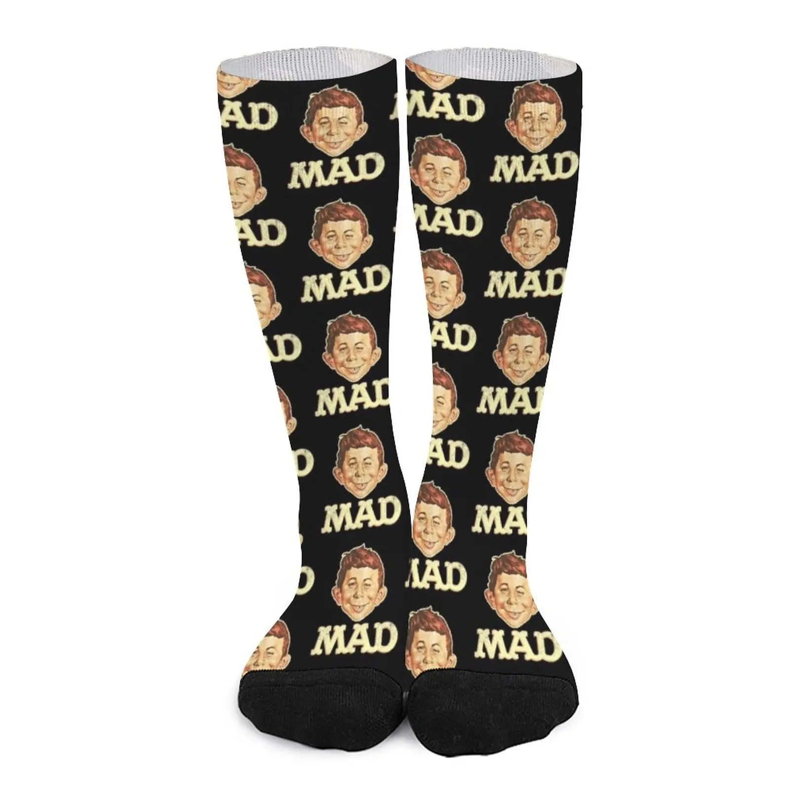 Mad Magazine Mad Magazine [Vintage Distressed] Socks Ankle socks woman sheer socks men men socks non-slip soccer socks