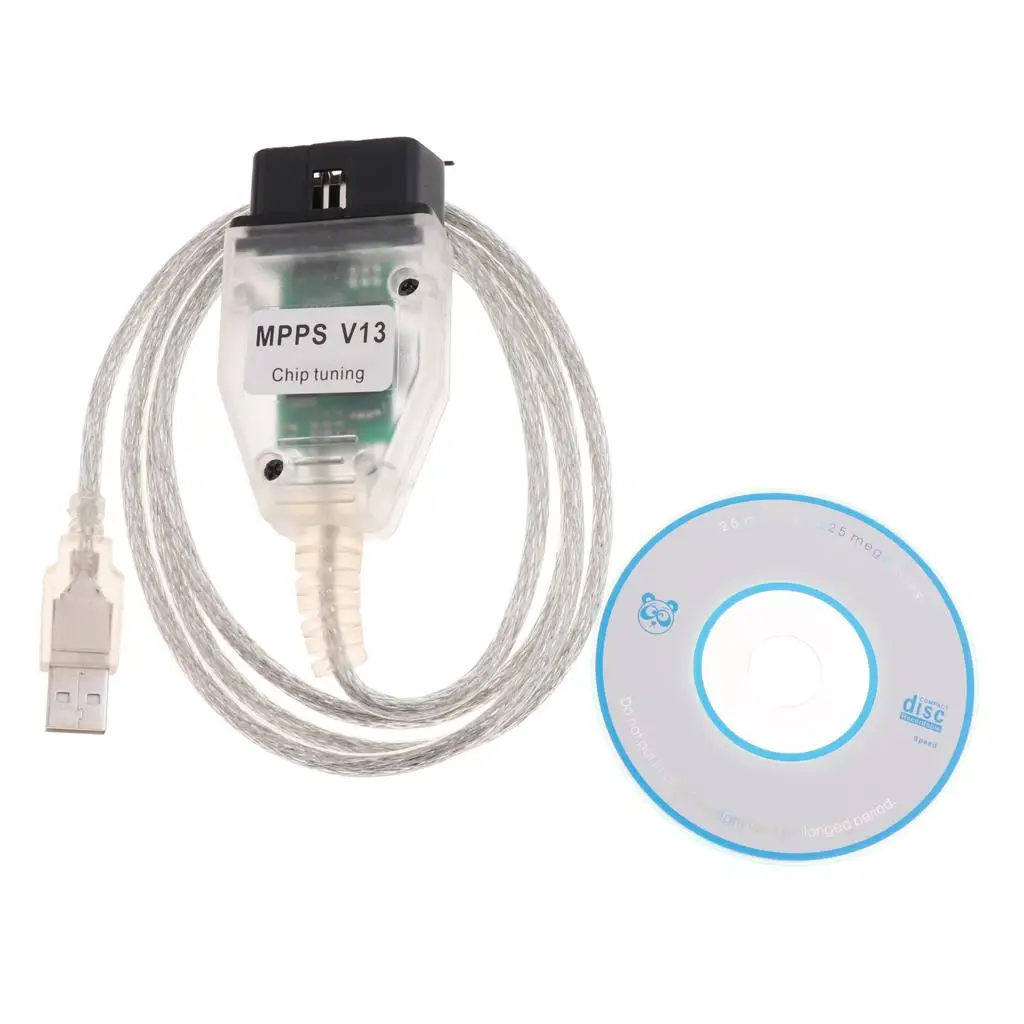 OBDII MPPS V13 Car ECU Tuning Cable USB Obd2 Diagnostic Obd Connector Obd2 M022a for Vehicle Service