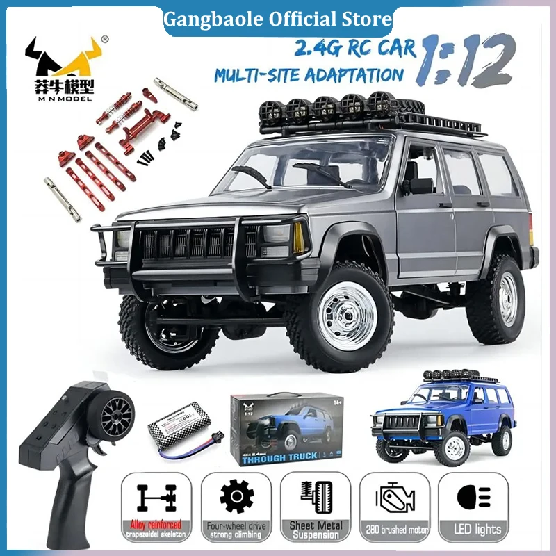 

MN78 1:12 Full Scale MN Model RTR Version RC Car 2.4G 4WD 280 Motor Proportional Off-Road RC Remote Control Car For Boys Gifts