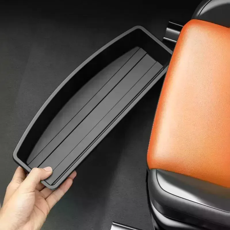 Universal Car Front Seats Storage Box Anti-Slip Auto Under Seat Drawer Storage Organizer For Car Accessories