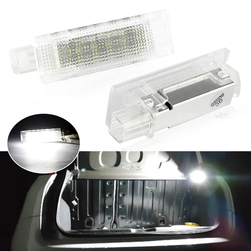 2PCS Compartment Light Interior LED Luggage Lamp For Fiat 500 500X 500L Doblo Punto Evo ldea Linea Croma Trunk Glove Box Lamps