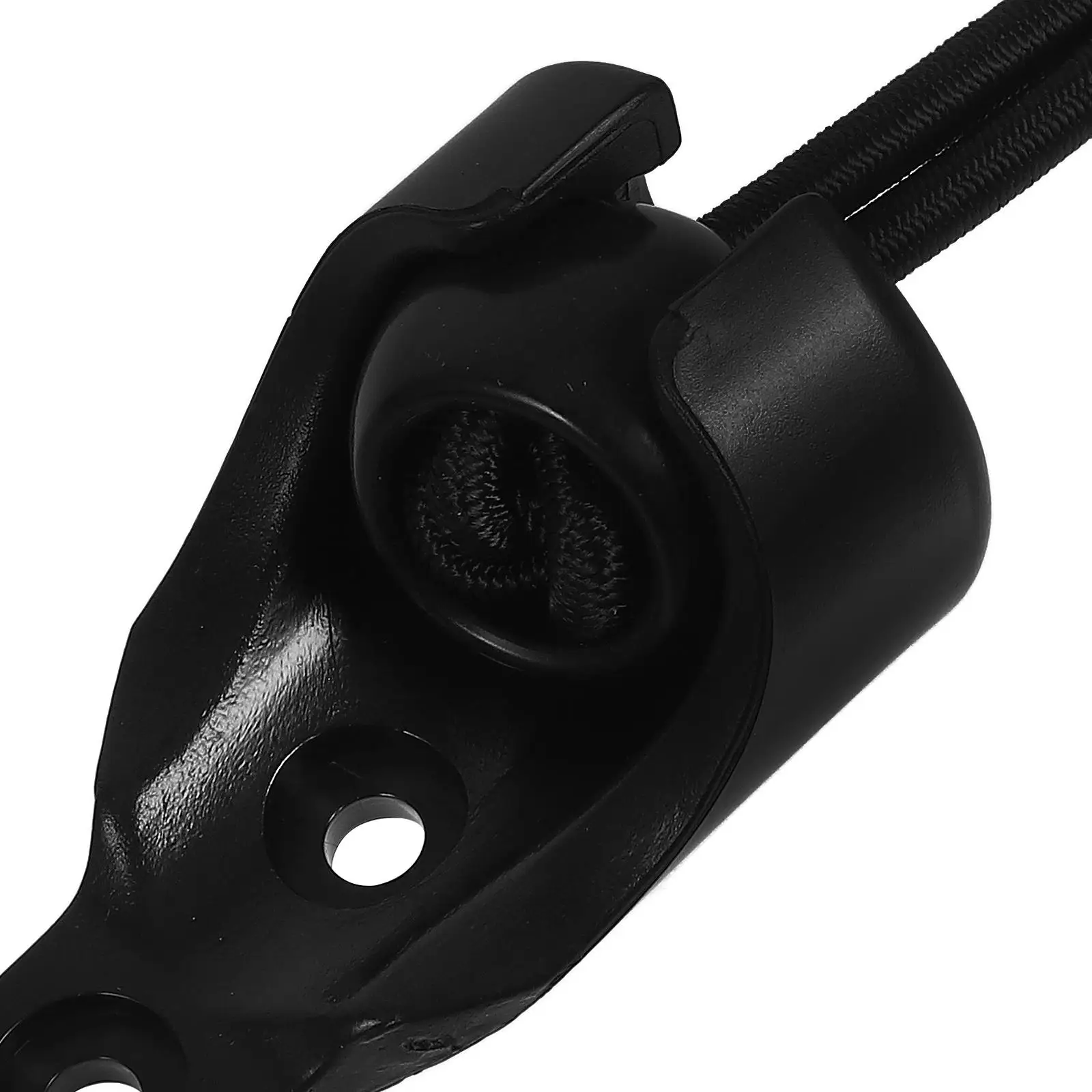 2 مجموعة البلاستيك الأسود بنجي التعادل ل أعمى يندبروف حبل مشبك حبل مرن السنانير استبدال تصاعد قوس الستائر الدوارة