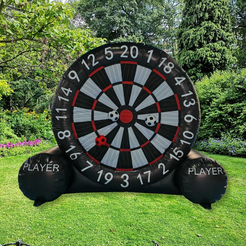 

Детские игры для стрельбы по мишеням на заказ, интерактивная спортивная игра на открытом воздухе, футбольный дартс, надувная футбольная доска для дартса