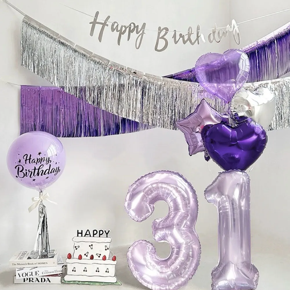 3 m glitzernde Quasten, Fransen, Banner, glänzendes Roségold, Metallfolie, Quastengirlande für Weihnachten, Geburtstag, Party, Wandhintergrund, Dekoration – Detail 21
