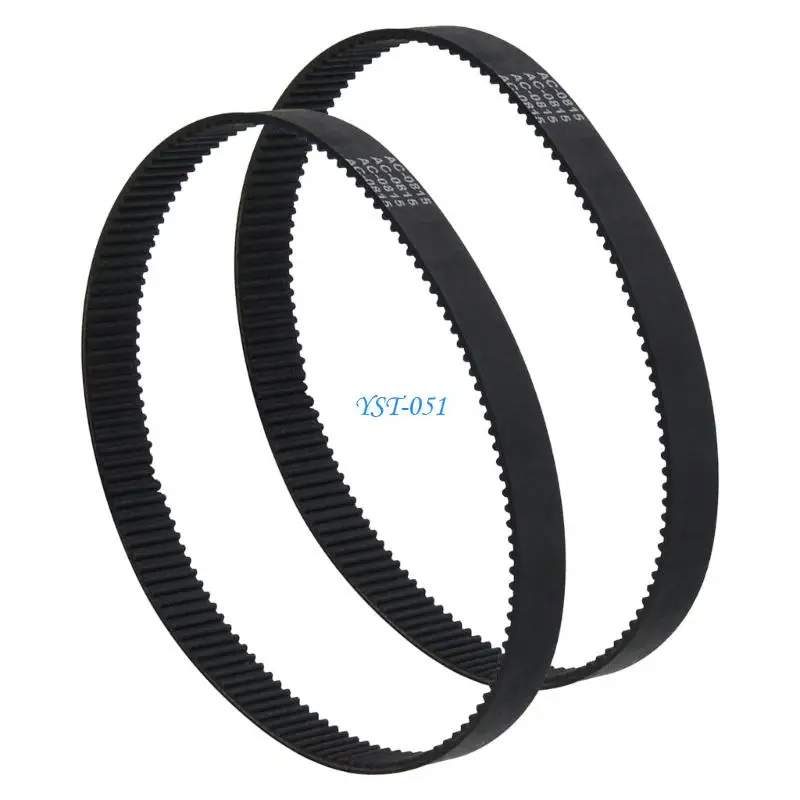 E15A Air Compressor Timing Belt Set of 2 Flexible Wear Resistant Replaces CAC-1311
