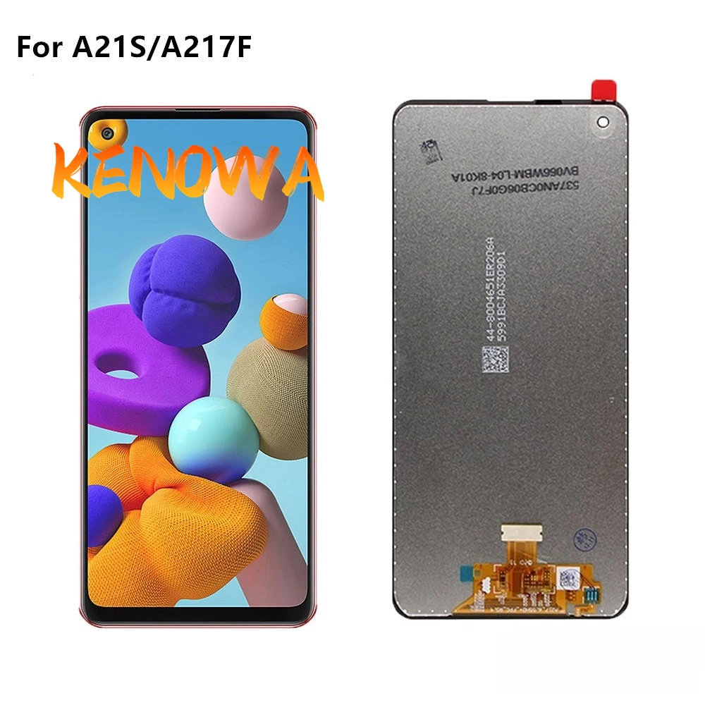 6,5-дюймовый дисплей A21S с рамкой для Samsung Galaxy A21S A217F, сенсорный ЖК-экран, дигитайзер, замена