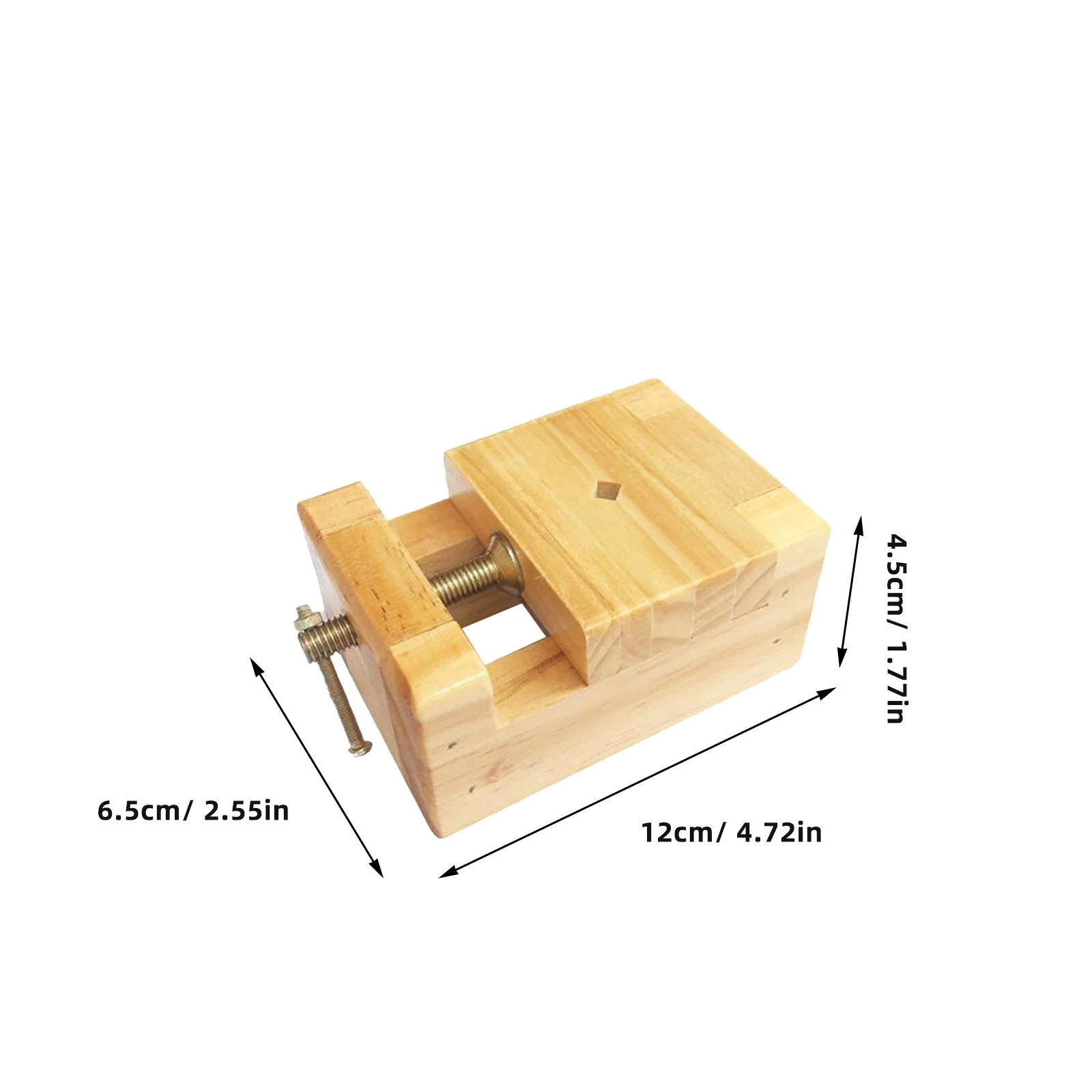 Morsa per la lavorazione del legno per intaglio della pietra, incisione di sigilli, strumento artigianale fai da te, morsetto in legno, morsa da tavolo, dispositivo di fissaggio con sigillo inciso