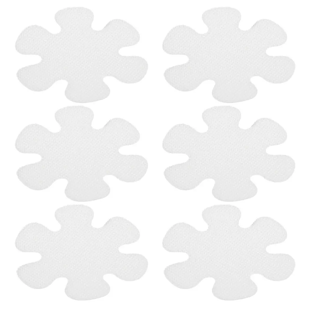 

6Pcs Non-Slip Stickers Flower Design Anti-Slipping Floor Tapes for Bathroom Kitchen Stairs Walkways Home Office Safety